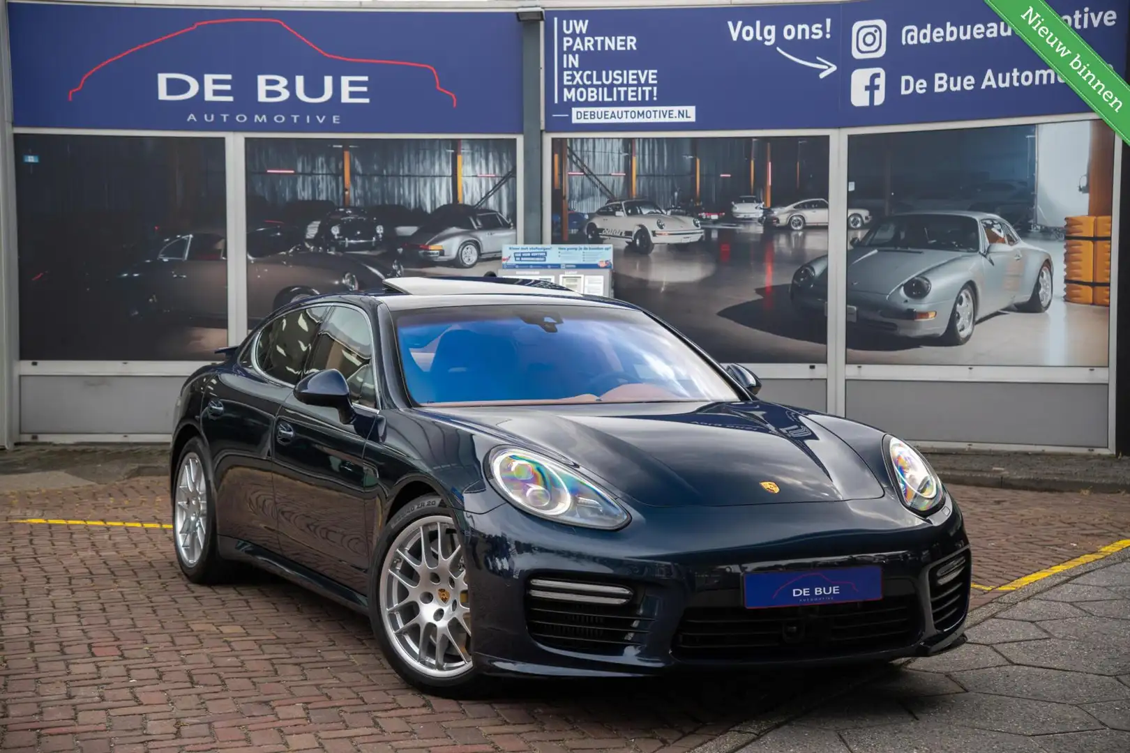 Porsche Panamera 4.8 Turbo S|571PK|Exclusive|1ste Eig|Org.NL|Dealer Blauw - 2