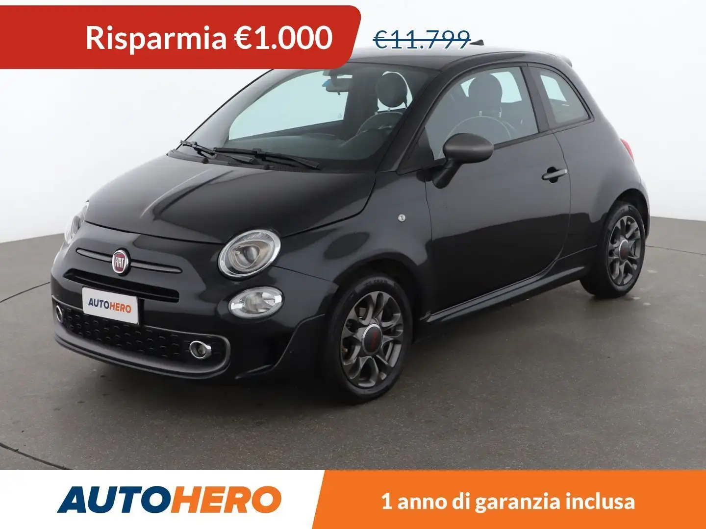 Fiat 500 1.2 Sport Nero - 1