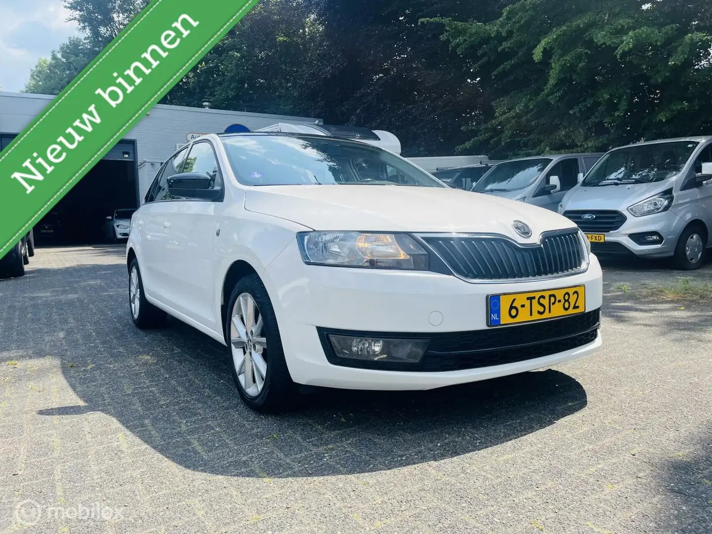 Skoda Rapid/Spaceback 1.2 TSI Greentech Elegance Businessline Pano-dak / Bianco - 2