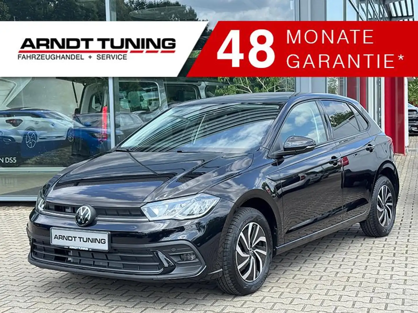 Volkswagen Polo Fun 1.0TSI DSG D-Cockpit SHZ LED PDC CAM Negro - 1