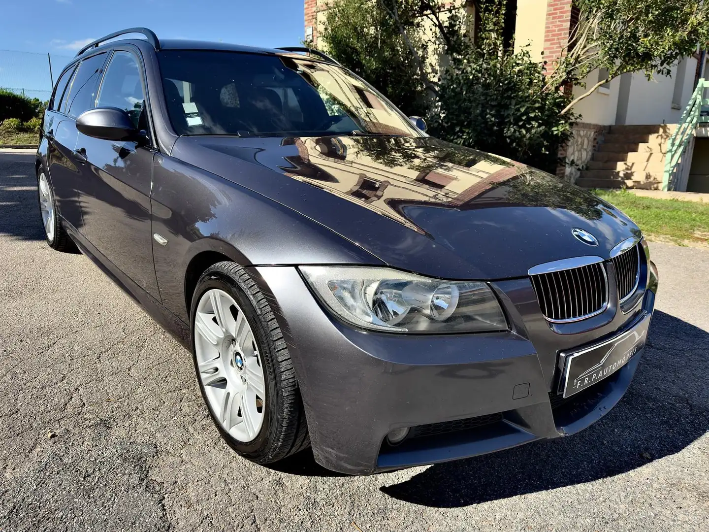 BMW 318 Touring 318d E91 Pack ///M Gris - 1