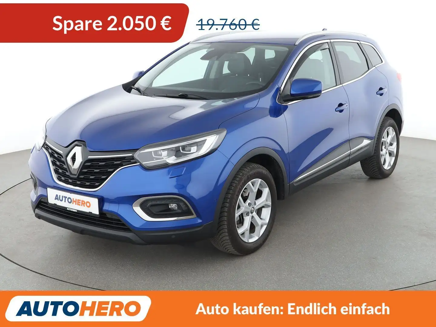 Renault Kadjar 1.3 TCe Business Aut.*NAV*TEMPO*CAM*PDC Blau - 1