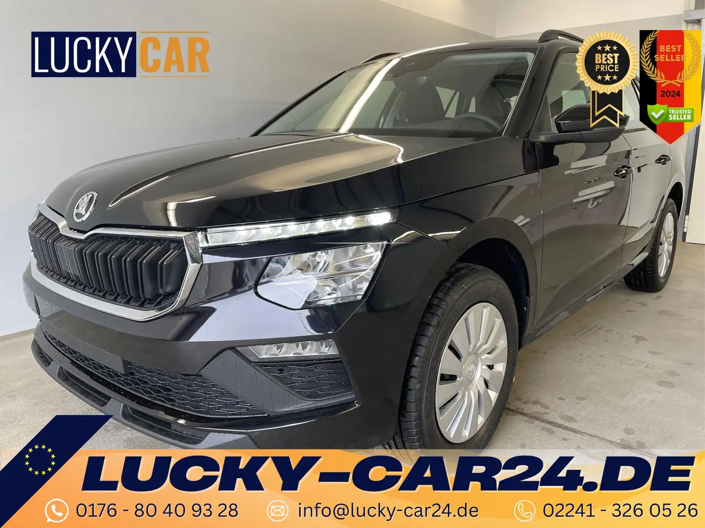 Skoda Kamiq Facelift 115PS DSG AHK+Sitzheizung 1.0 TSI DSG ... Schwarz - 1