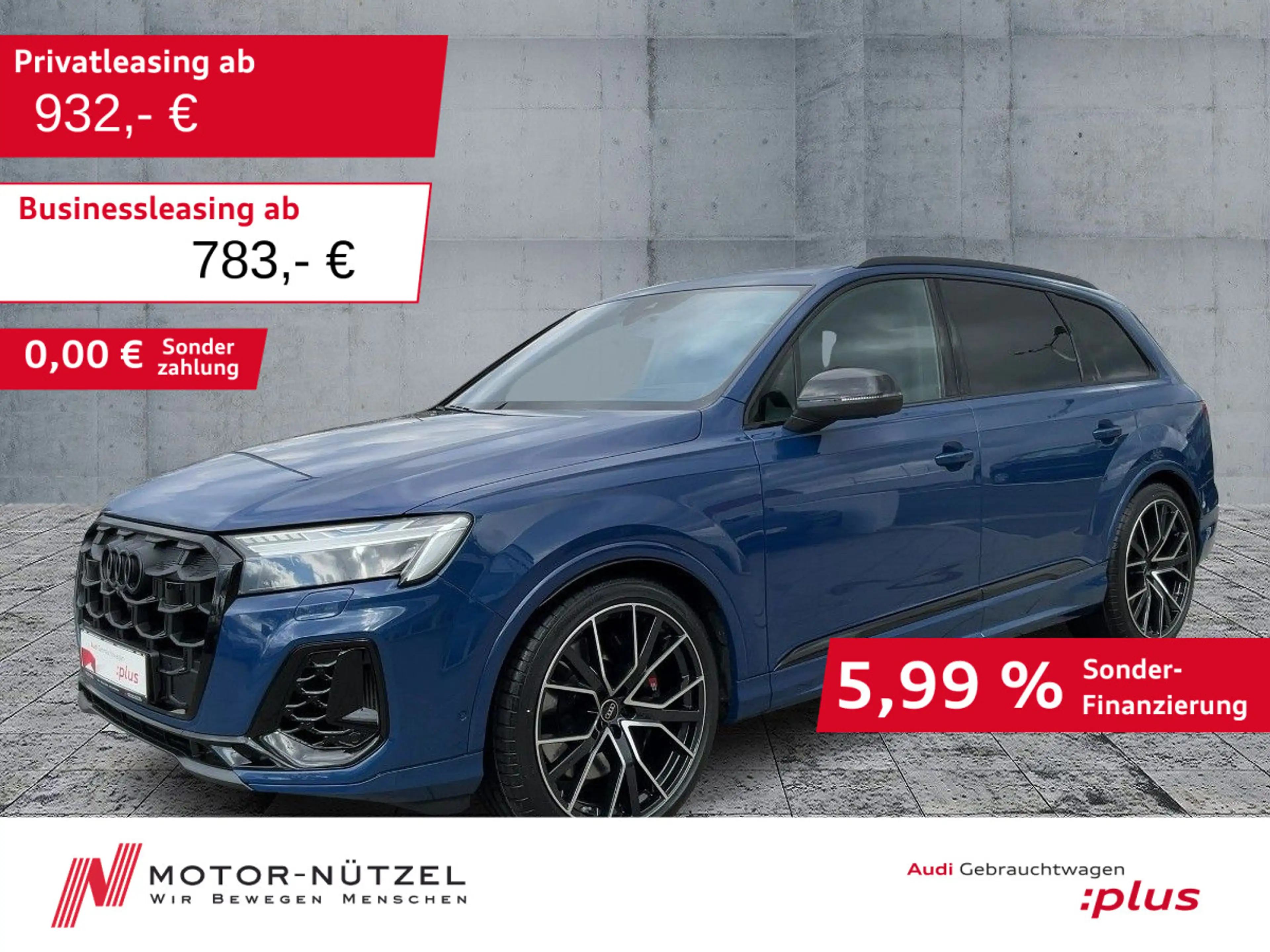 Audi SQ7 TFSI QU MATRIX+NAVI+HuD+B&O+RFK+AHK+AIR+PANO