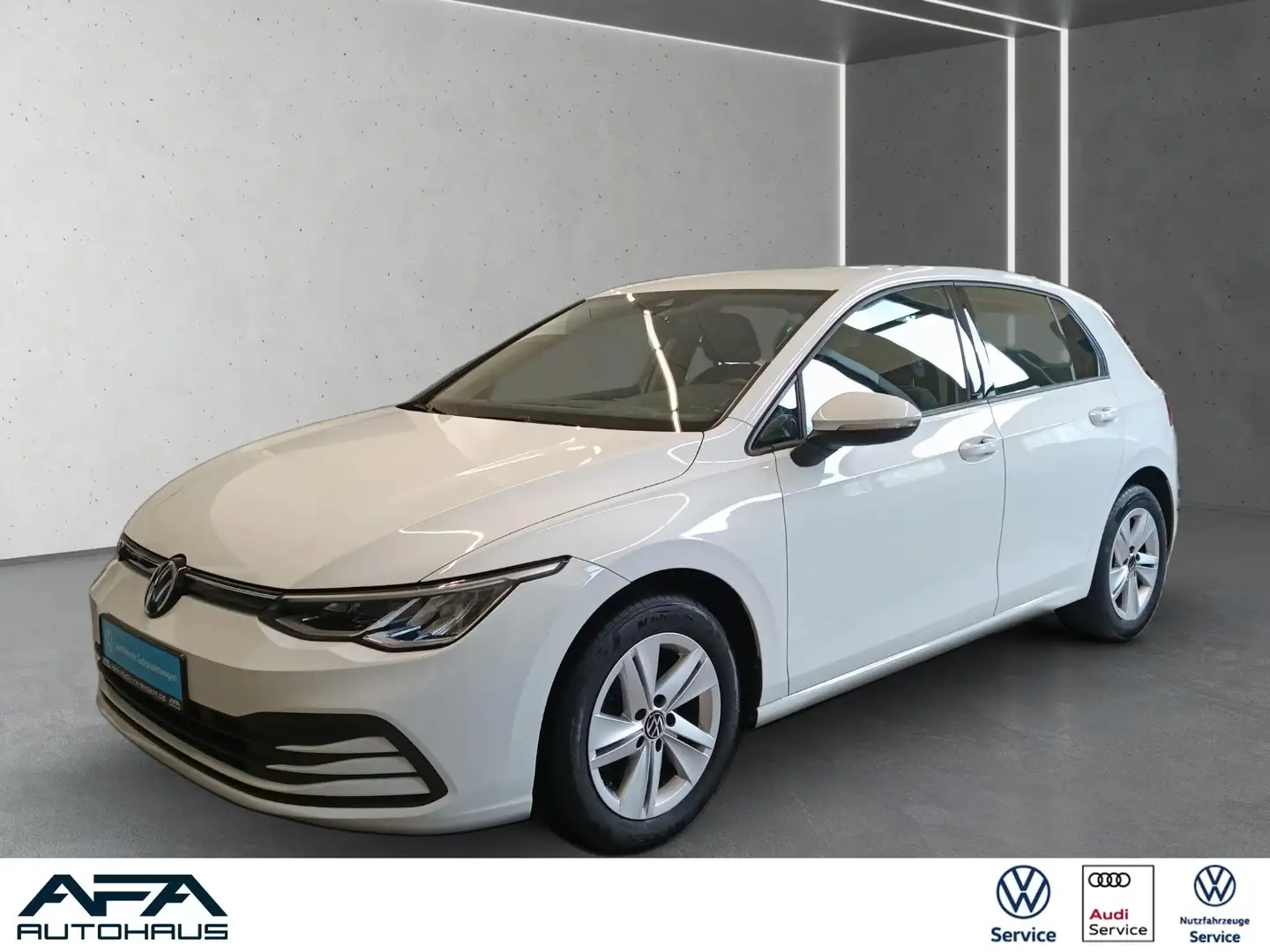 Volkswagen Golf VIII 2.0 TDI LIFE DSG Navi*LED*ACC*LM16*SHZ Blanc - 1