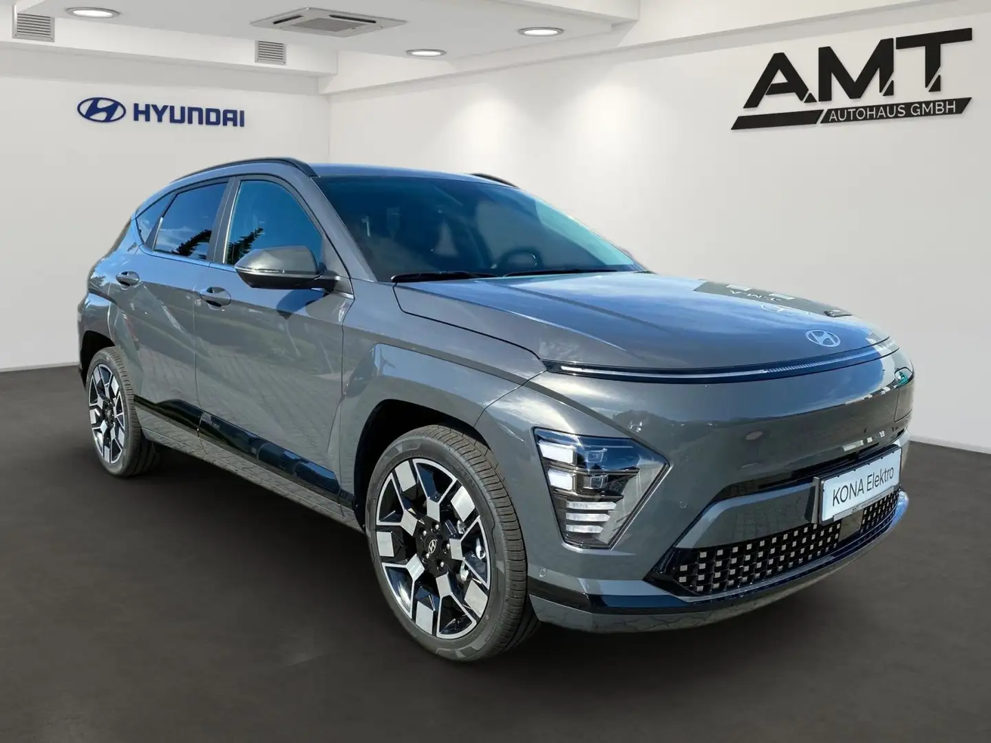 Hyundai KONA Elektro 65,4 kWh Prime+Bose+Ass.2+Sitz+19" Gris - 2