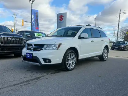 White 2017 Dodge Journey SUV / Crossover All-Wheel Drive 6-Speed Automatic