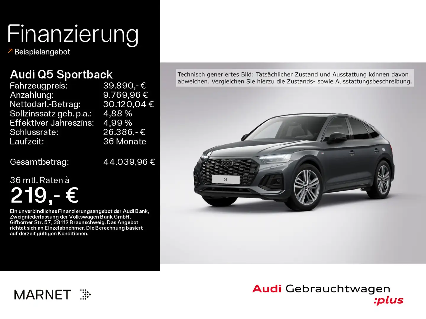 Audi Q5 50 TDI quattro S line*Navi*Matrix*A Gris - 1