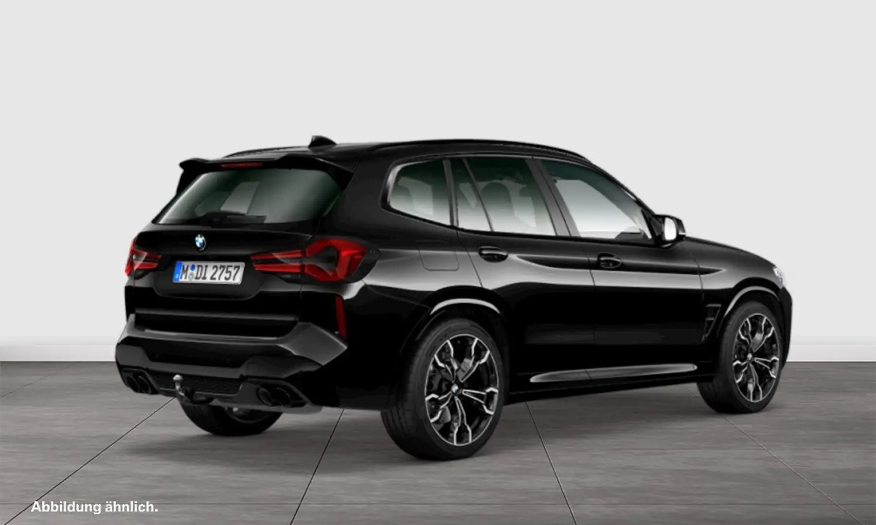BMW X3 M Competition M-Driver´s Package+AHK+HUD+PANO+H/K+LH Schwarz - 2