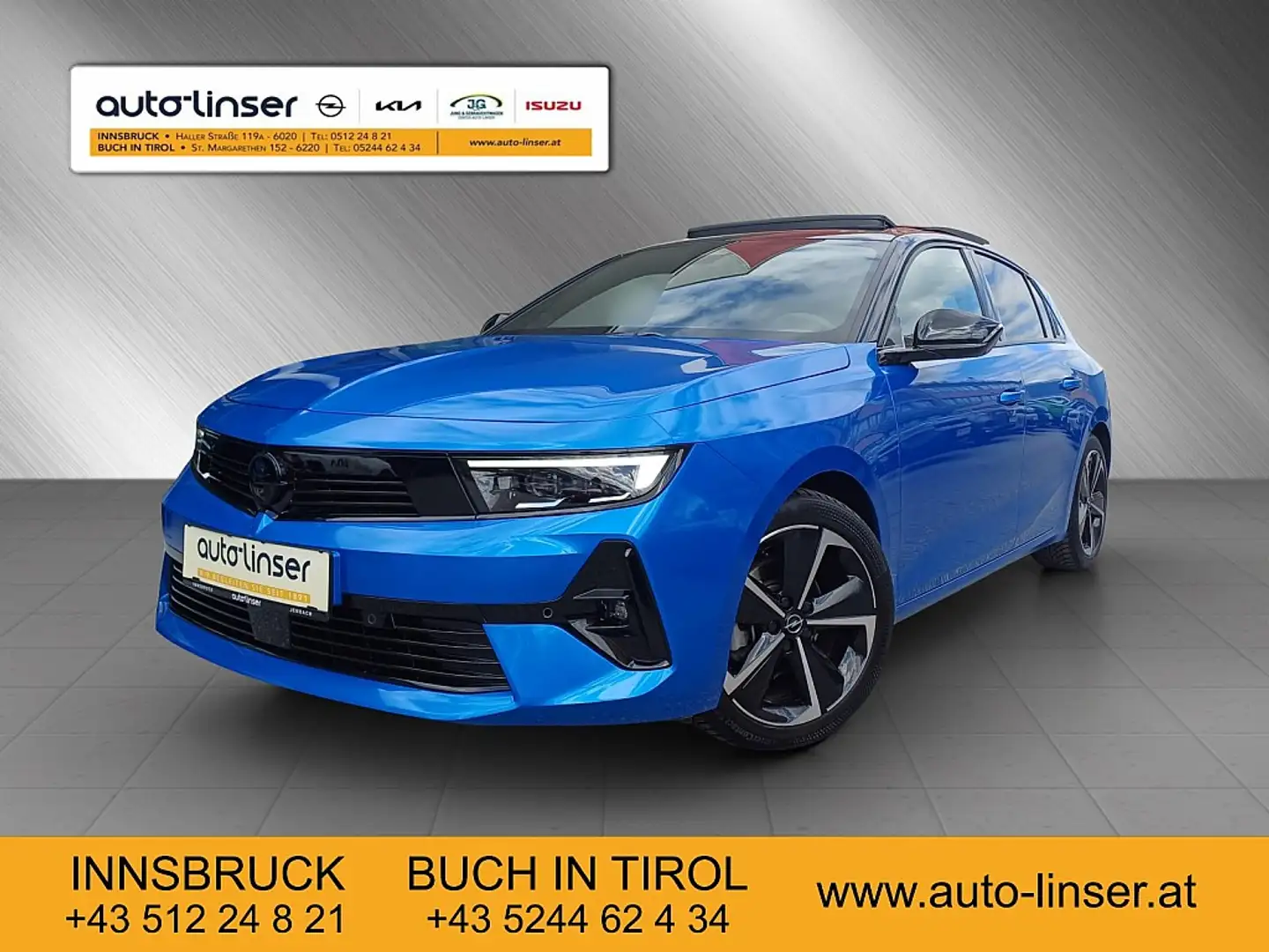 Opel Astra 1,2 Turbo GS Aut. Blau - 1