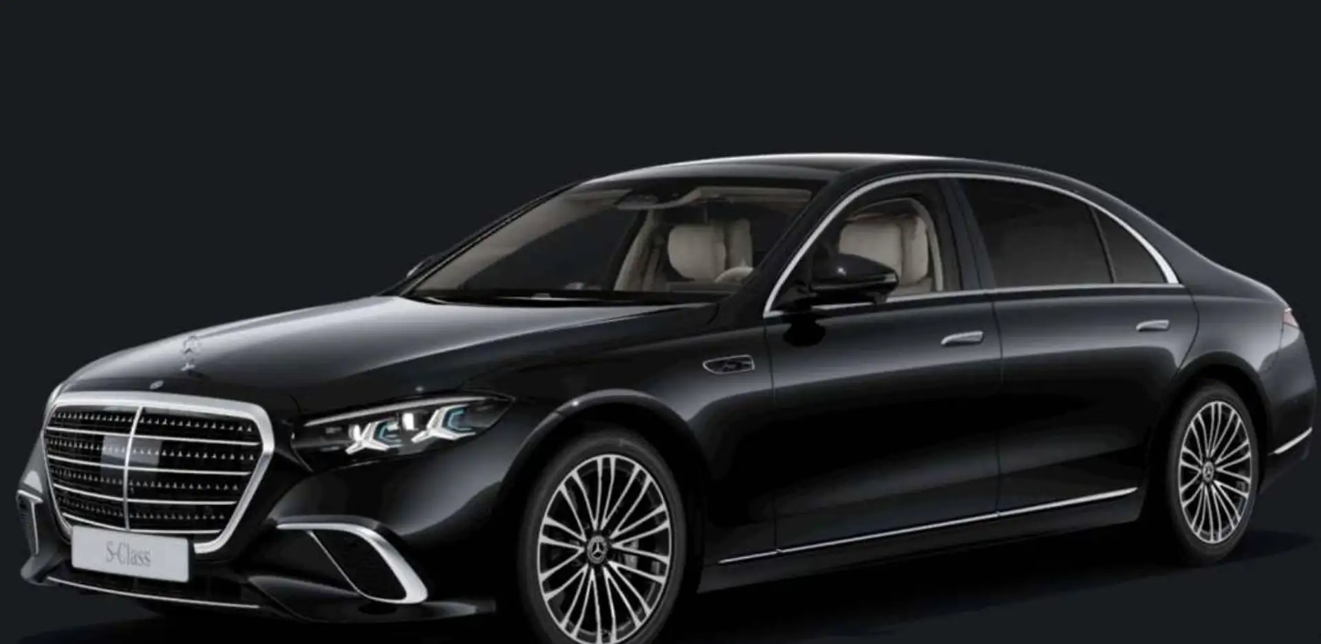 Mercedes-Benz S 450 S 450d 4M Lang NEUES MODELL Schwarz - 1