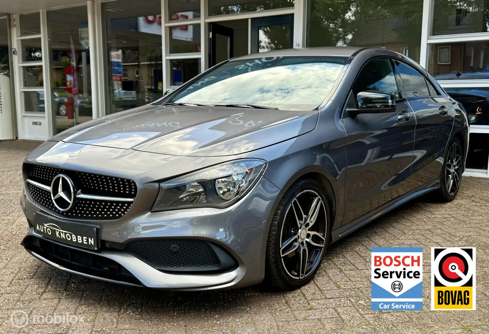 Mercedes-Benz CLA 200 AMG, Climat, Camera, Leer, Lm.. Grijs - 1