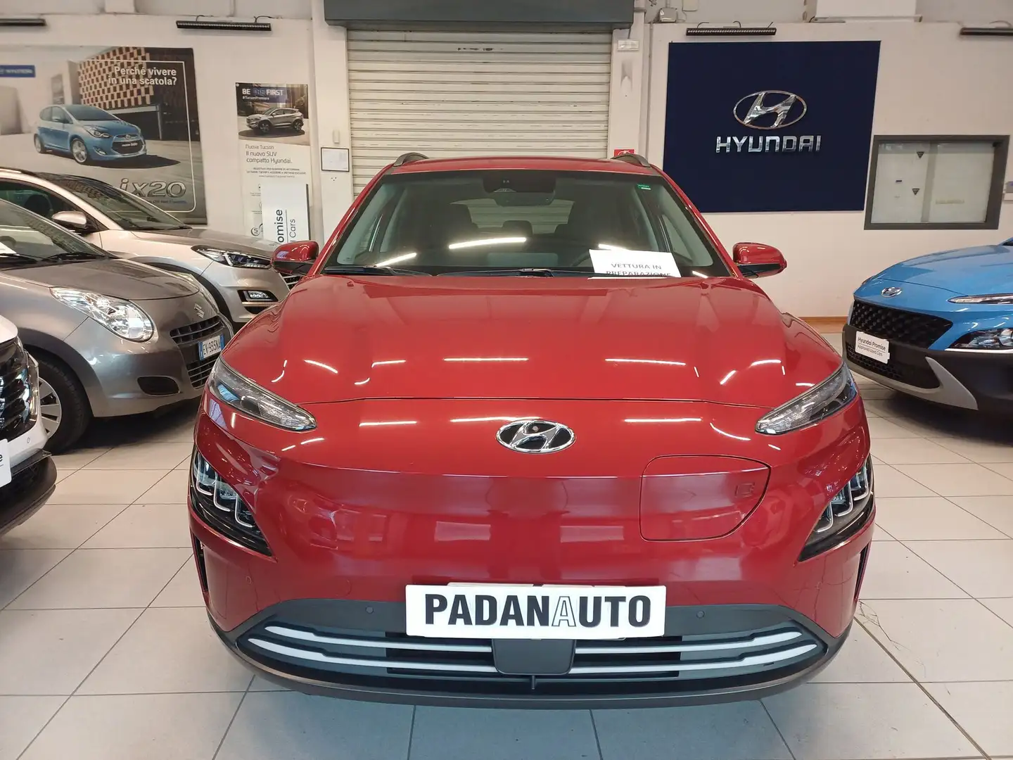 Hyundai KONA Kona EV 39 kWh Exclusive Rot - 1