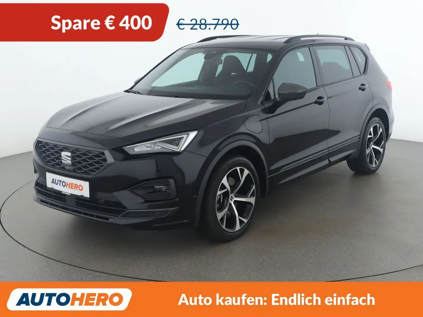 SEAT Tarraco 1.4 TSI e-HYBRID FR Schwarz - 1