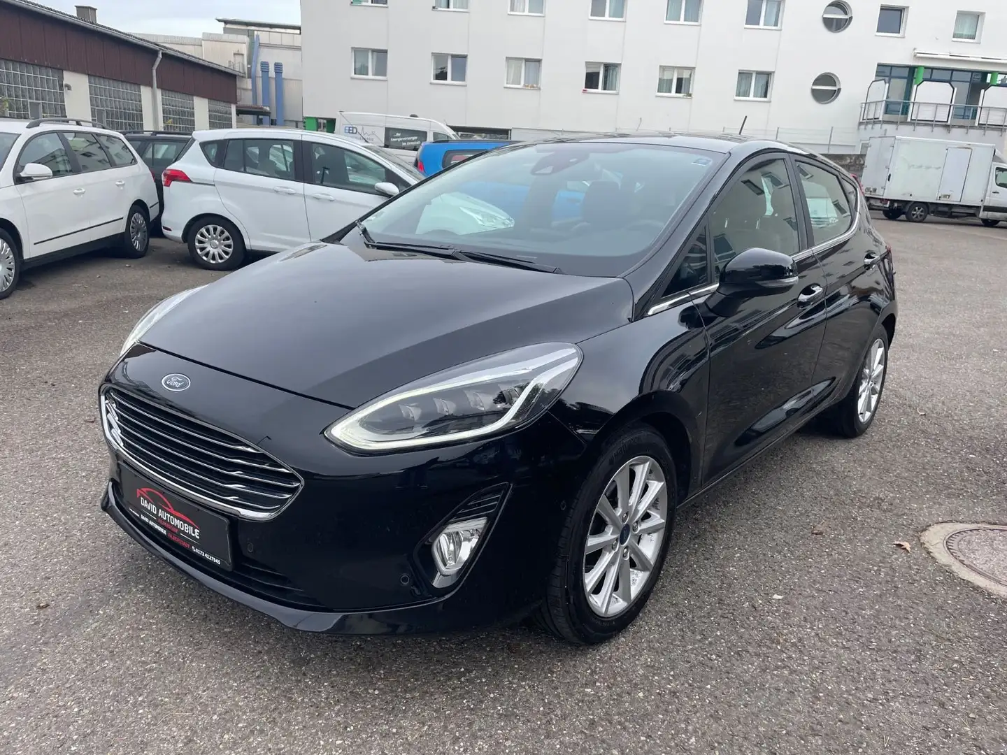 Ford Fiesta Titanium*1.0*Automatik*ALU*RFK*LED*Euro6 Schwarz - 1