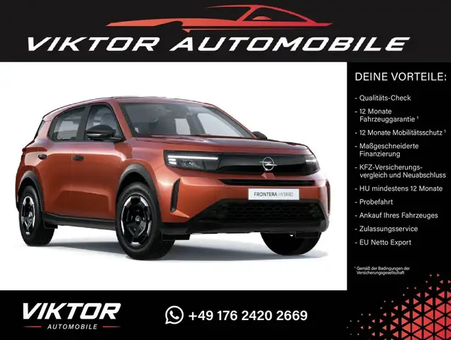 Opel Frontera 1.2 Turbo EDITION Automatik MHEV 48V BESTELLAKTION