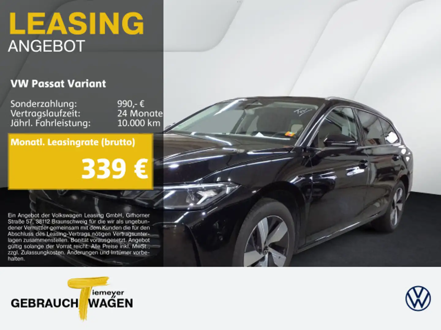 Volkswagen Passat Variant 1.5 eTSI DSG BUSINESS AHK KAMERA Schwarz - 1
