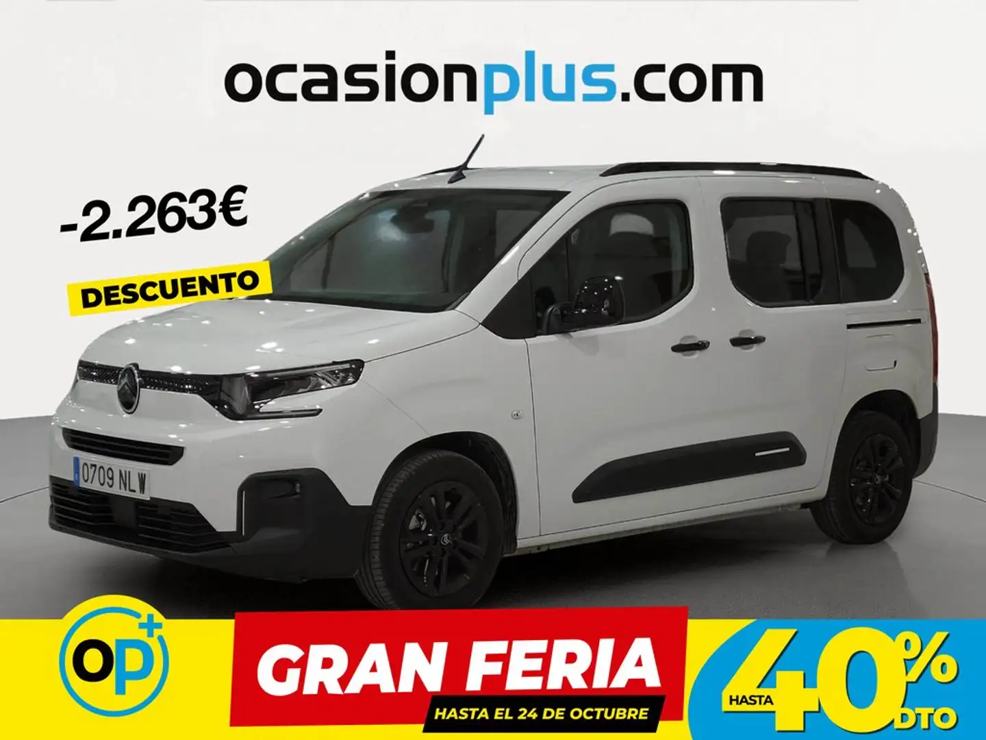 Citroen Berlingo BlueHDi S&S Talla M Plus 100 Blanco - 1