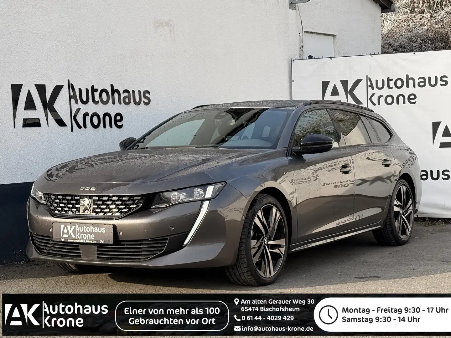Peugeot 508 1.5 BlueHDi 130 SW GT *ACC*180°K* KEYLESS*SHZ* Gris - 1