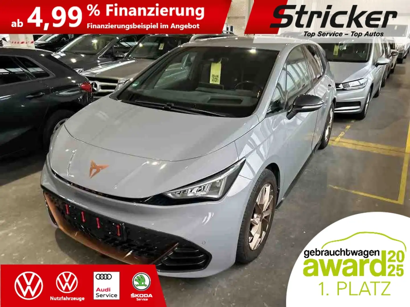 CUPRA Born 150/58 ,-ohne Anzahlung 261,-ohne Anzahlung Navi Grau - 2