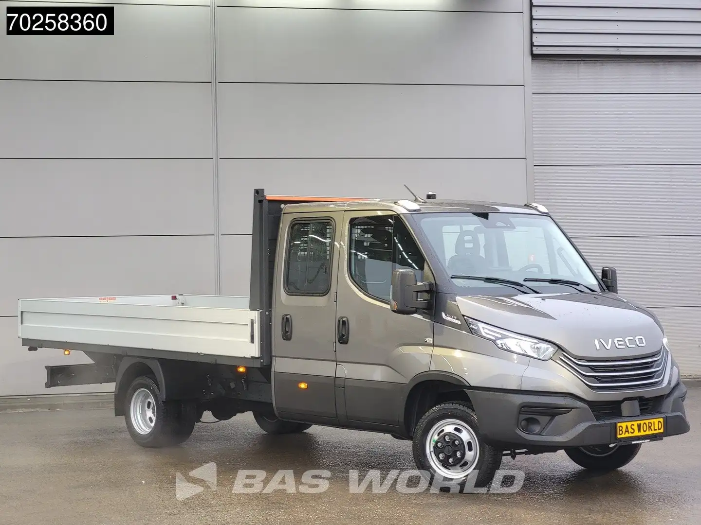 Iveco Daily 35C21 3.0L Automaat 210PK 2025-Model Open laadbak Grijs - 2