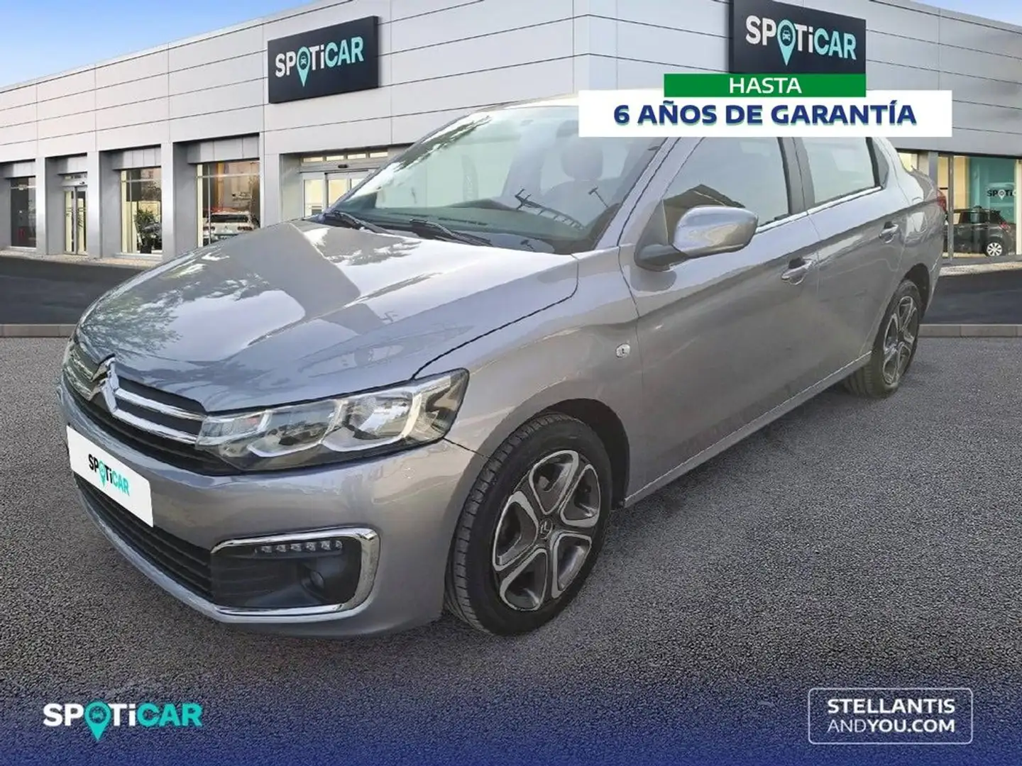 Citroen C-Elysée 1.2 PureTech Feel 82 Gris - 1