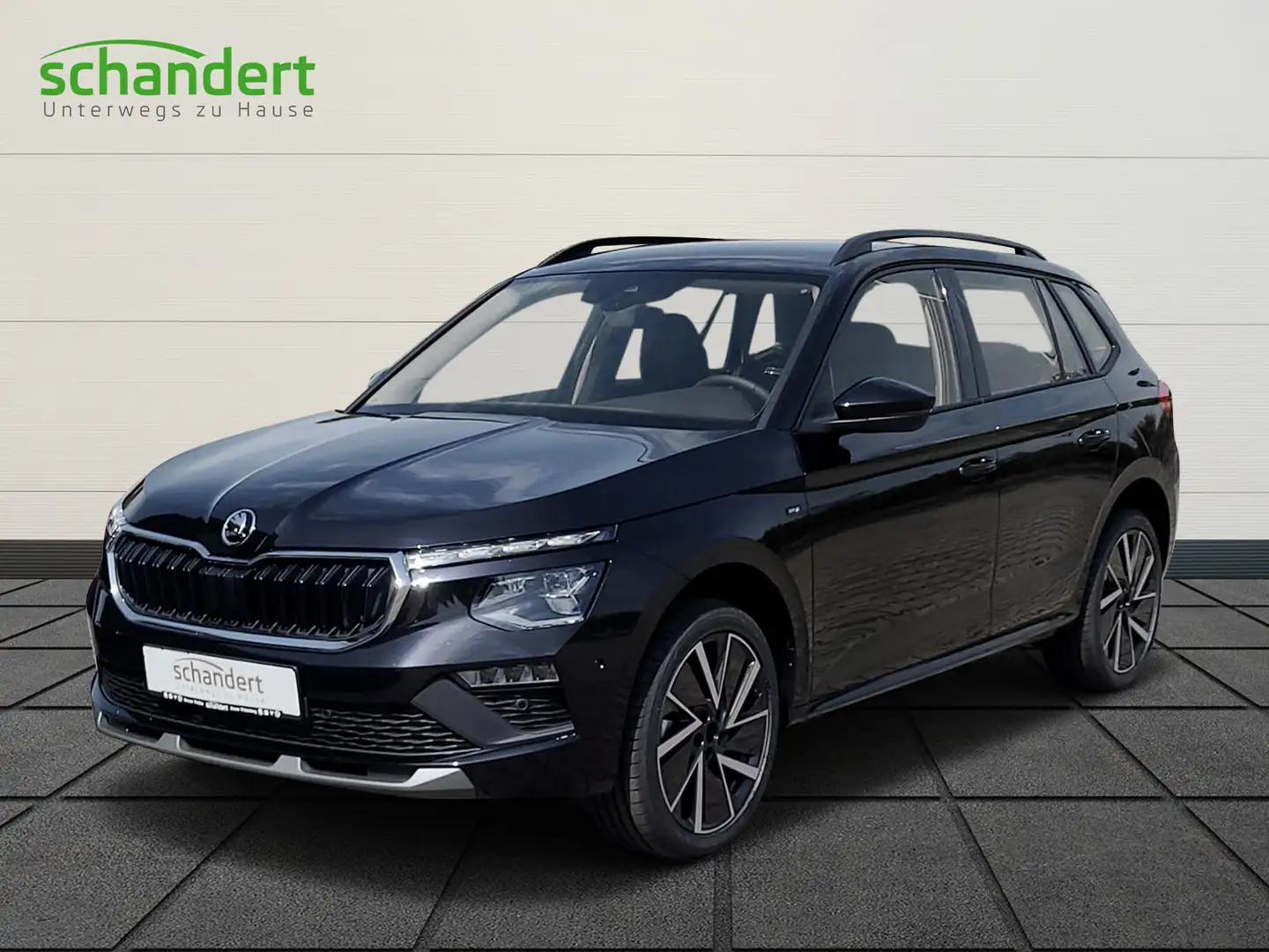 Skoda Kamiq 1.0 TSI Drive DSG LED Navi ACC Klimaautomatik Schwarz - 1