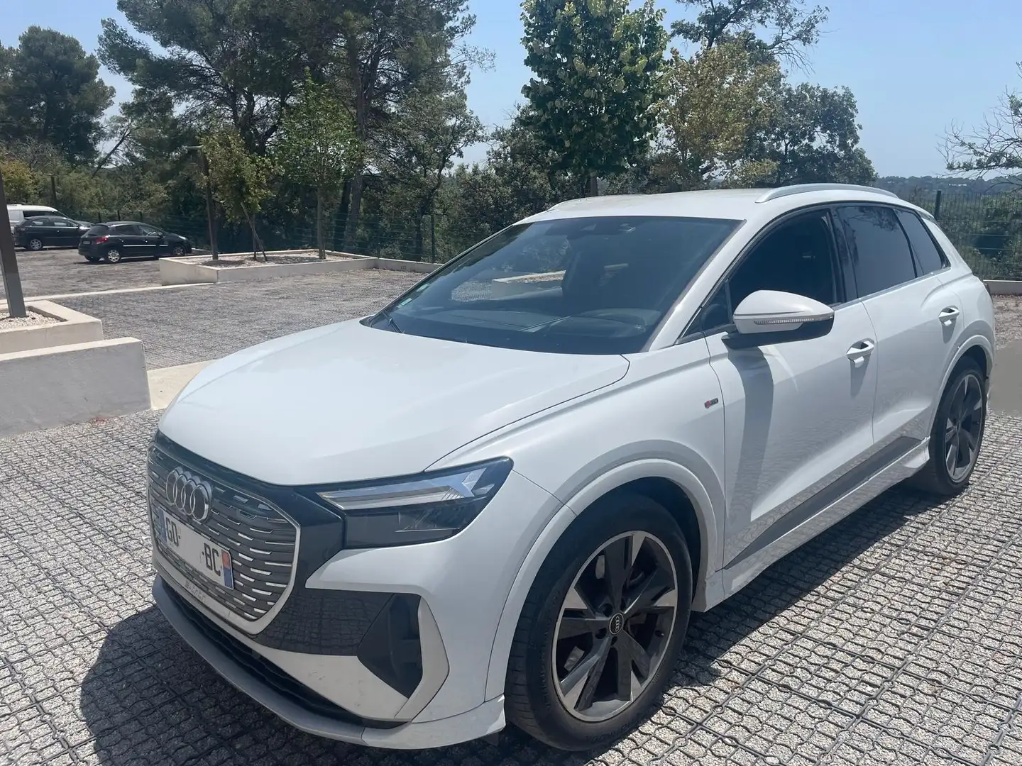 Audi Q4 e-tron AUDI Q4 E-TRON 40 204 82 KWH S LINE Blanc - 1
