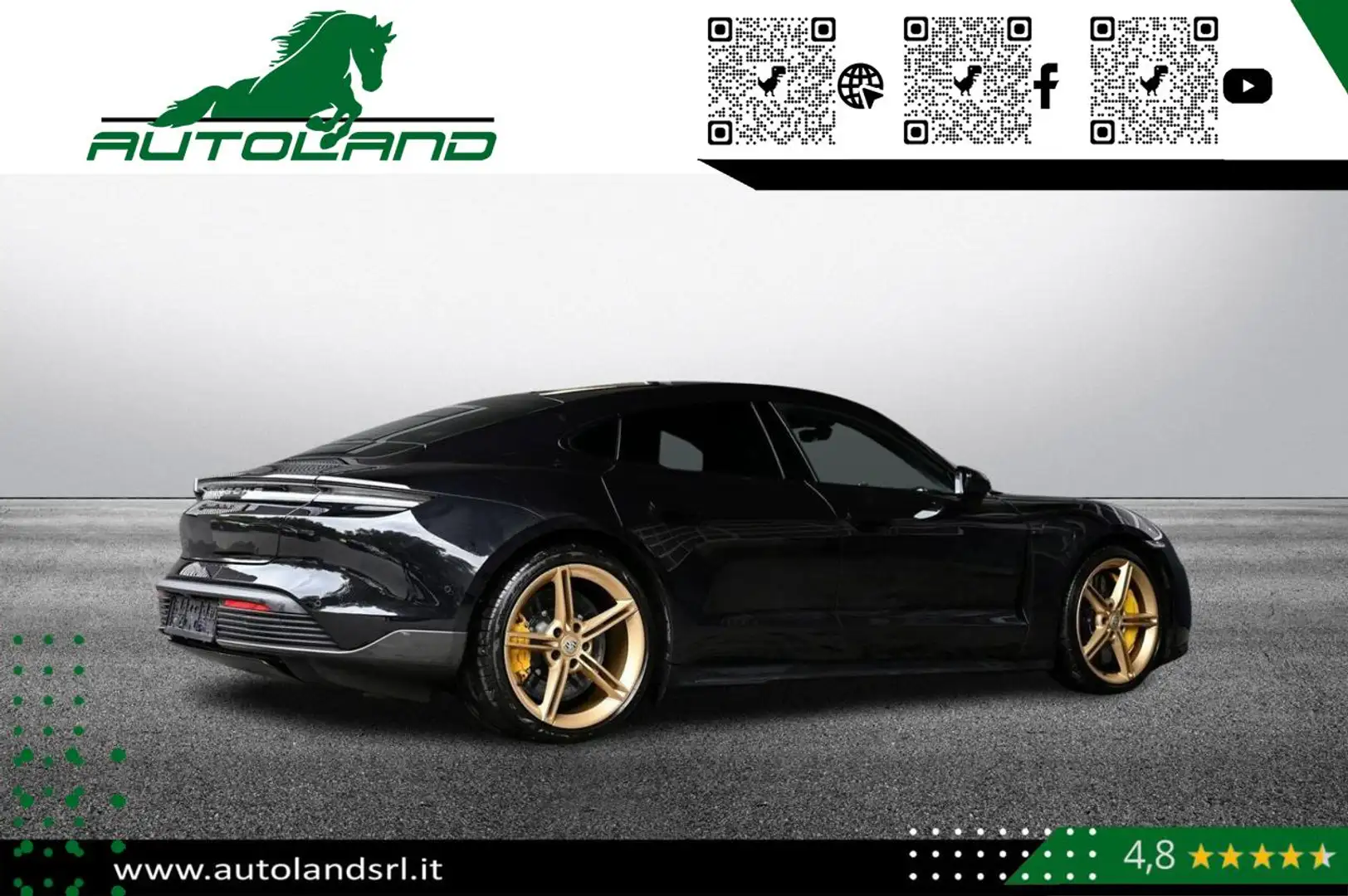 Porsche Taycan Turbo S*Ordinabile-Pelle-Leasing-Finanz* Nero - 2