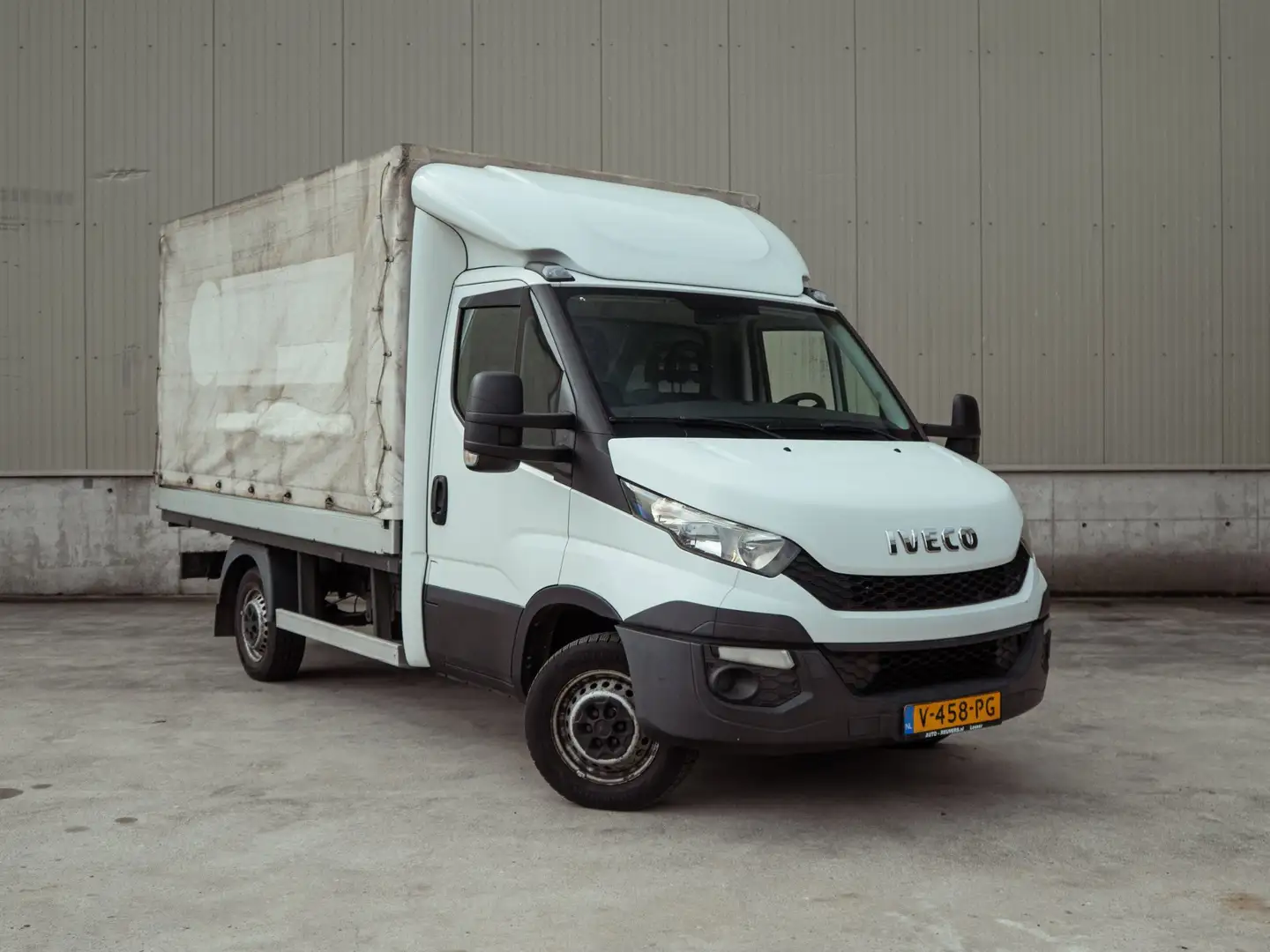 Iveco Daily 33S11 2.3 D 106PK Huifopbouw | Neerklapbare Zijsch Weiß - 1