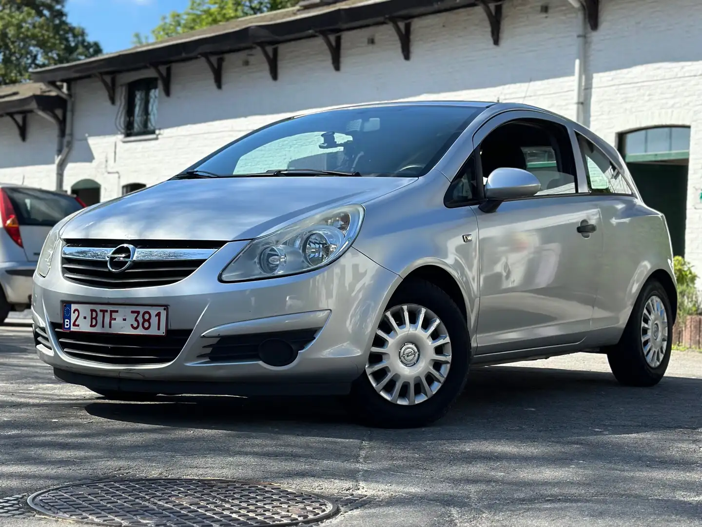 Opel Corsa Corsa 1.0i Enjoy Argent - 2