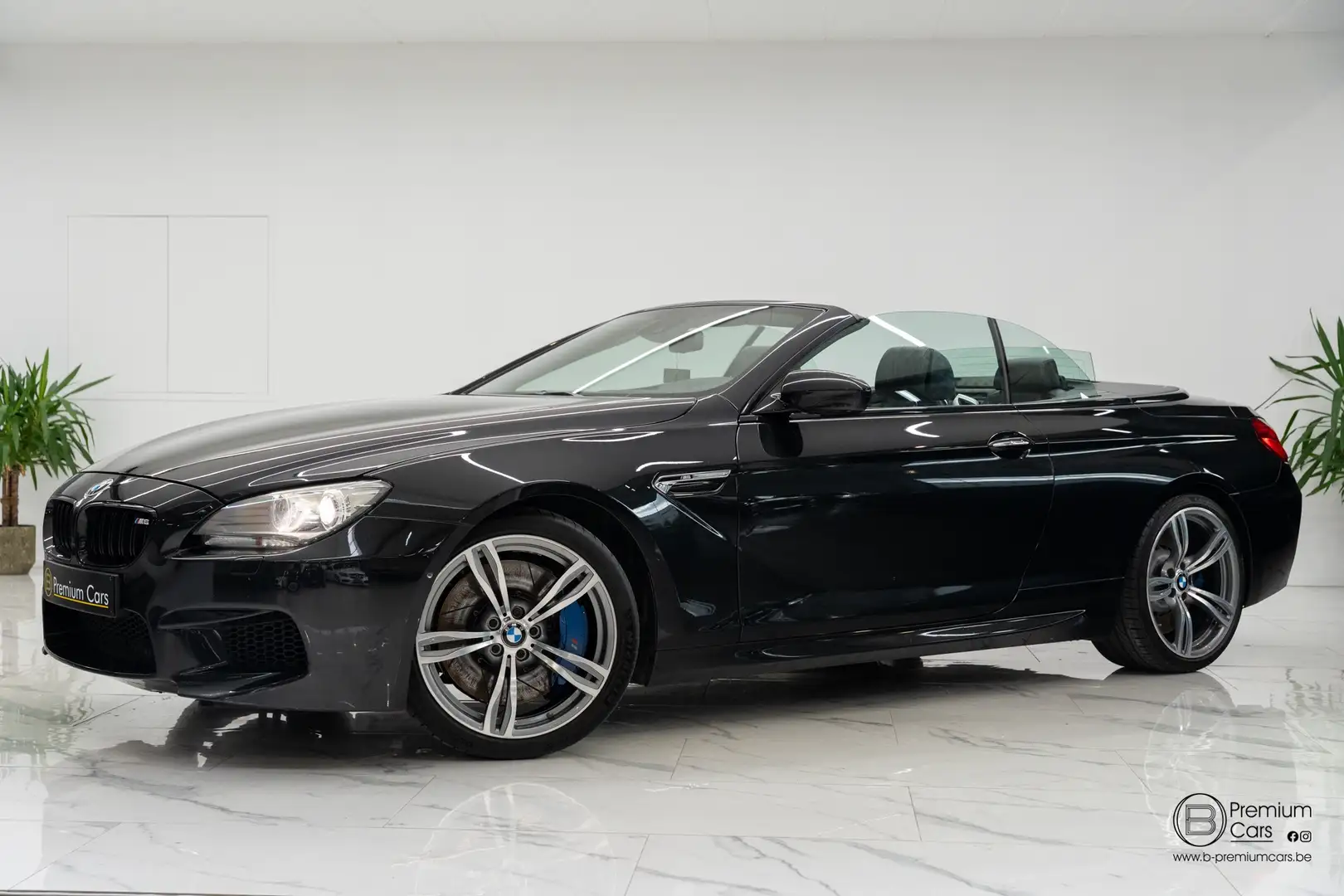 BMW M6 Cabrio! Black pack! Head up, Leder, Hifi, Camera! Negro - 1