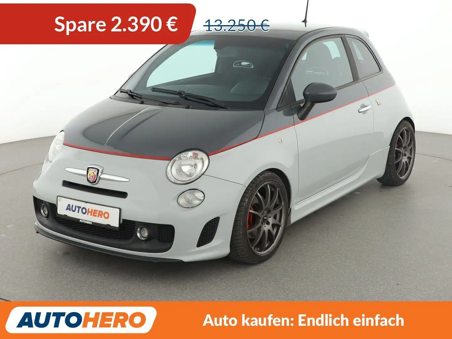 Abarth 595 1.4 Turismo*PDC*KLIMA*SPORTAUSPUFF* Grau - 1