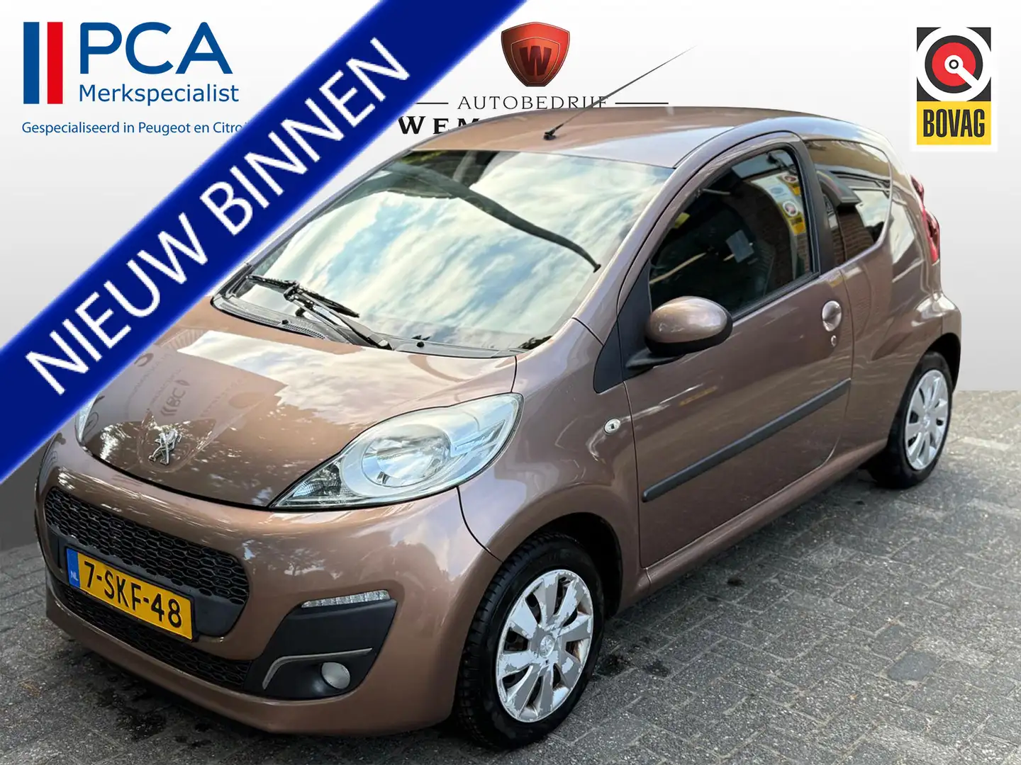 Peugeot 107 1.0 Active 3-Deurs/Airco Grijs - 1