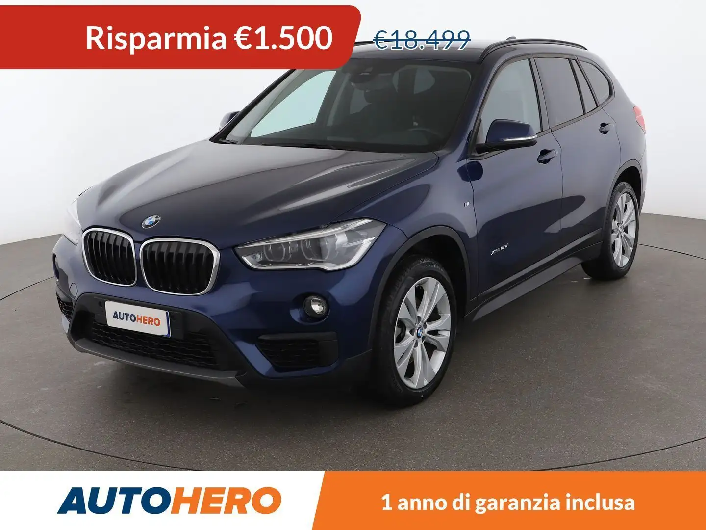 BMW X1 xDrive 18d Blu/Azzurro - 1