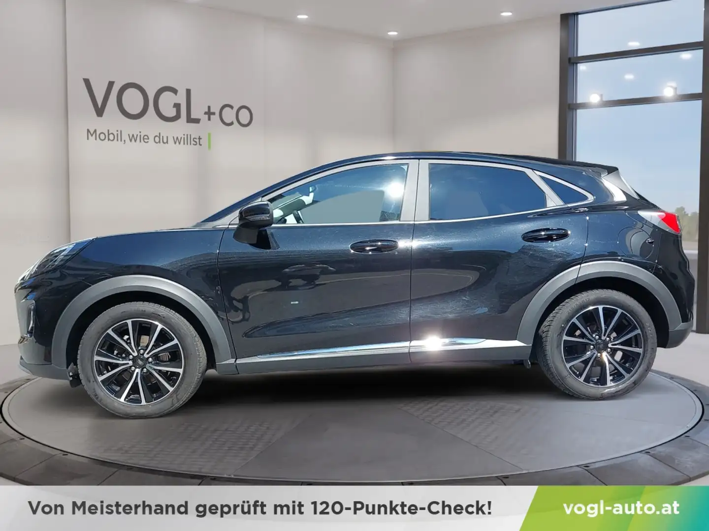 Ford Puma 1,0 EcoBoost Hybrid Titanium Design Zwart - 2