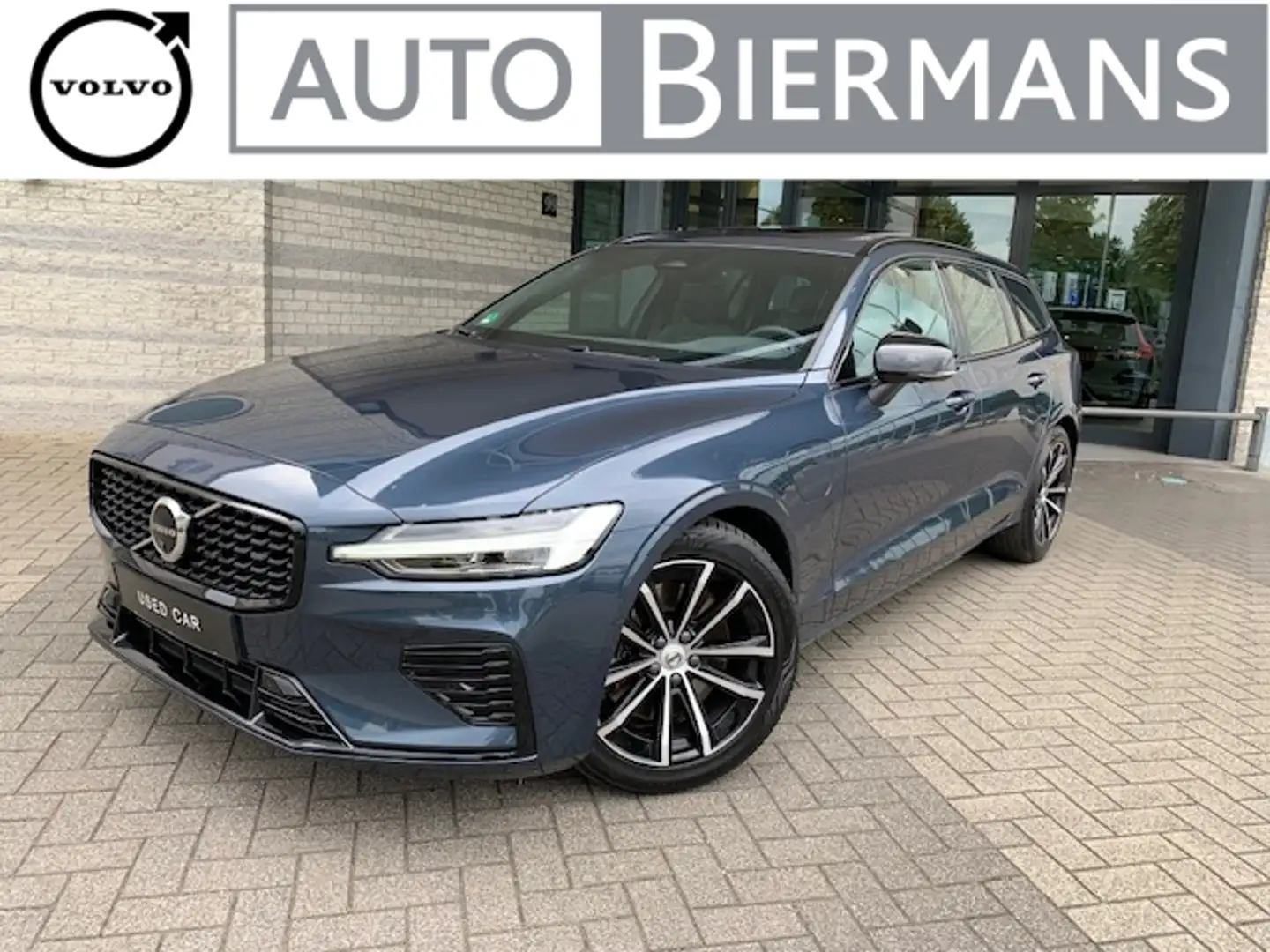 Volvo V60 T6 Twin Engine 340pk AWD GT Plus Dark | Pan.dak | Azul - 1