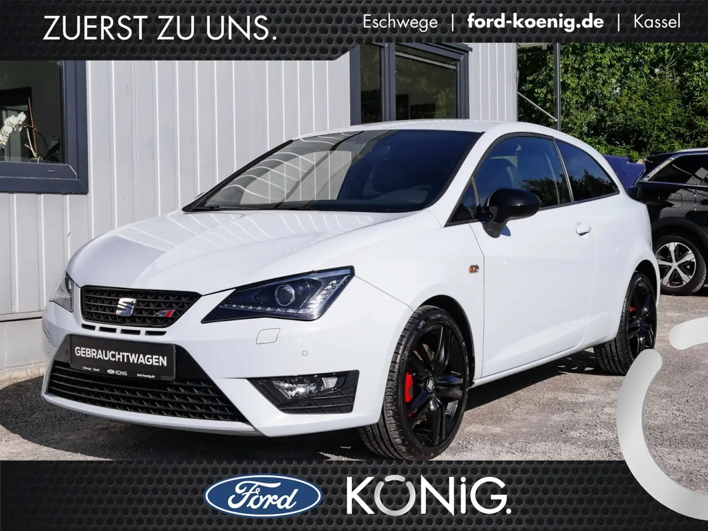 SEAT Ibiza SC Cupra 1.8 TSI Navi+Teilleder+Bremss.rot Klima siva - 1