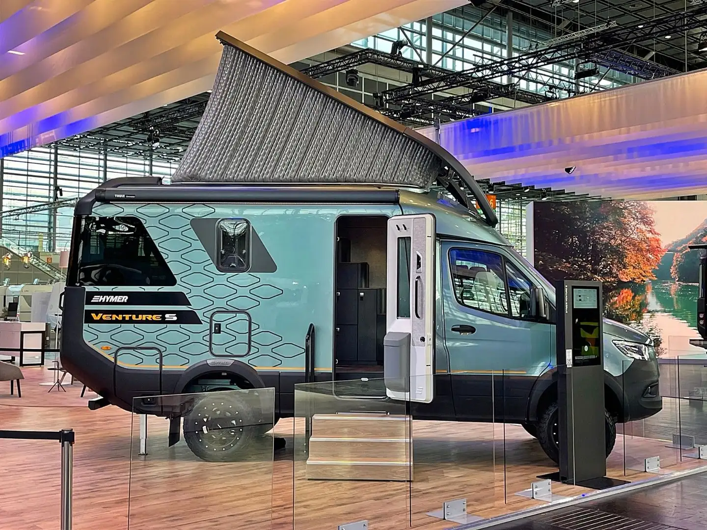 Mercedes-Benz Venture S 4x4*Solar*Klima*AHK*TV/Beamer*VOOLL* Grün - 1