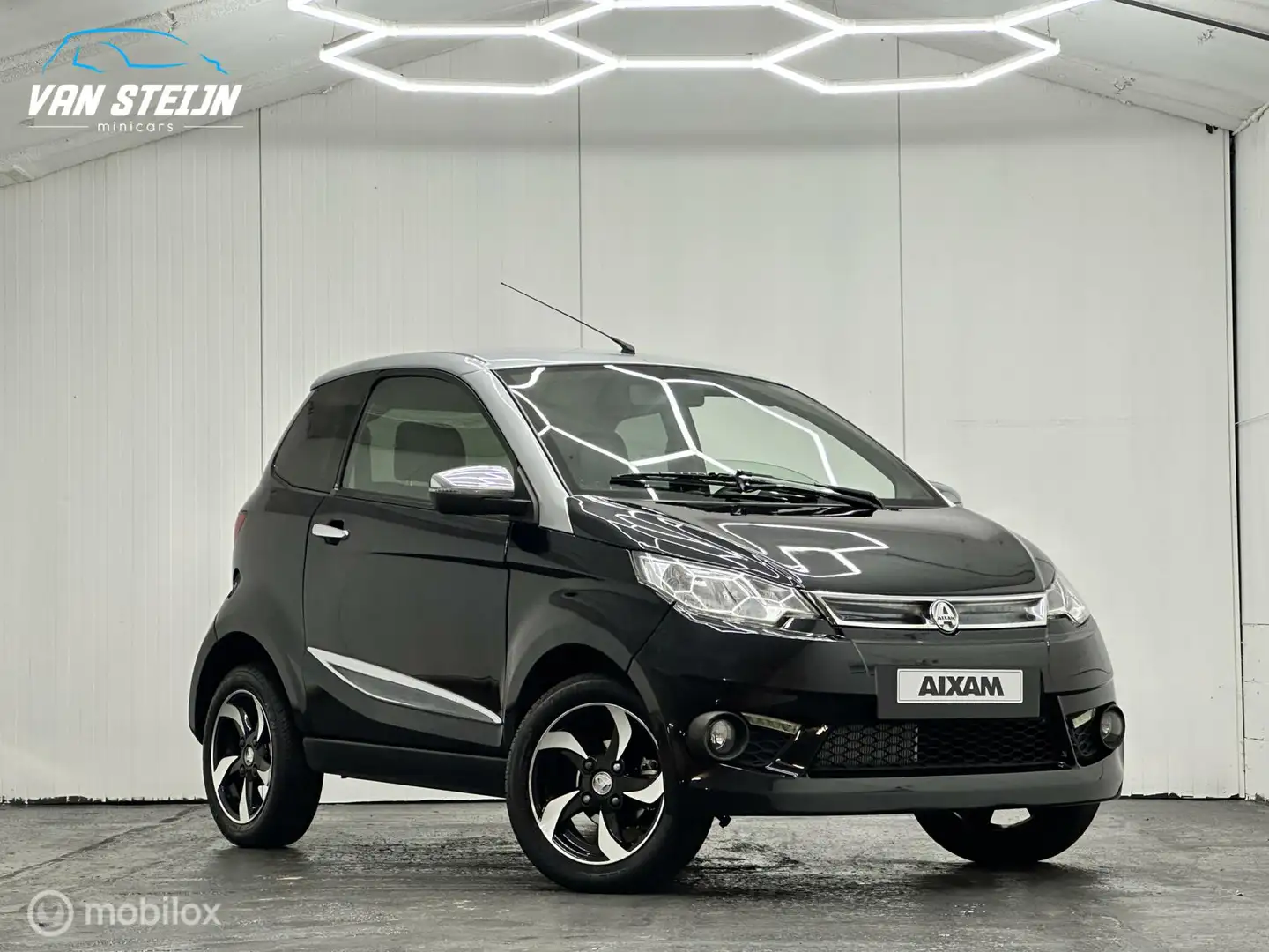 Aixam City Brommobiel Premium 2017 | Luxe | 18dkm Fekete - 1