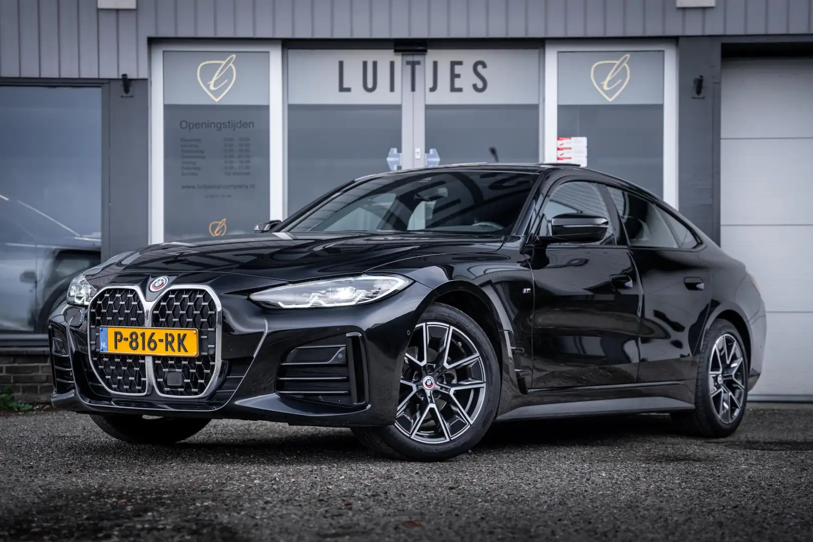 BMW 420 4-serie Gran Coupé 420i M-Sport I Schuifdak I Lede Zwart - 1