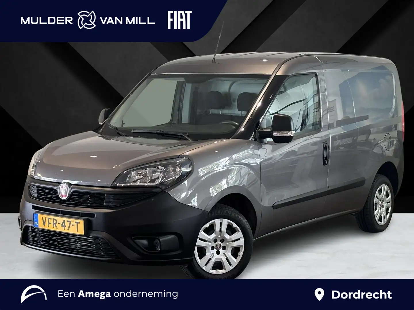 Fiat Doblo Cargo GB L1H1 1.6 MJ ECOJET 105pk | 3-ZITS | NAVI Gris - 1