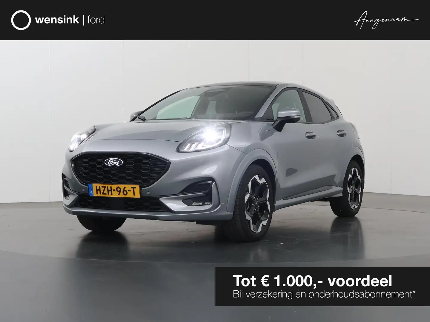 Ford Puma 1.0 EcoBoost Hybrid ST-Line X | Facelift | Trekhaa Grijs - 1