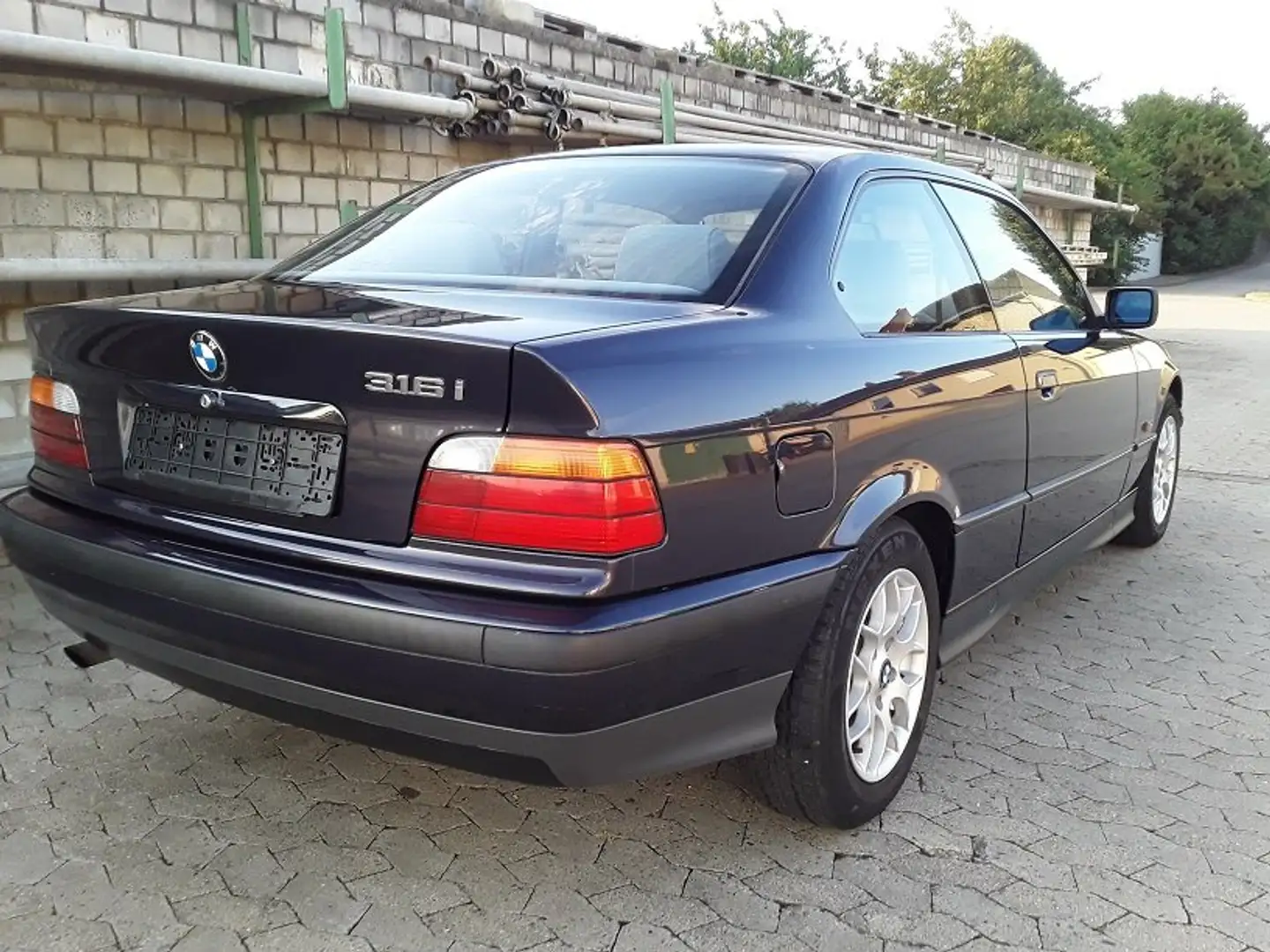 BMW 316 Coupé E36 Klima, Scheckheft, 1.Lack, TRAUM Violett - 2