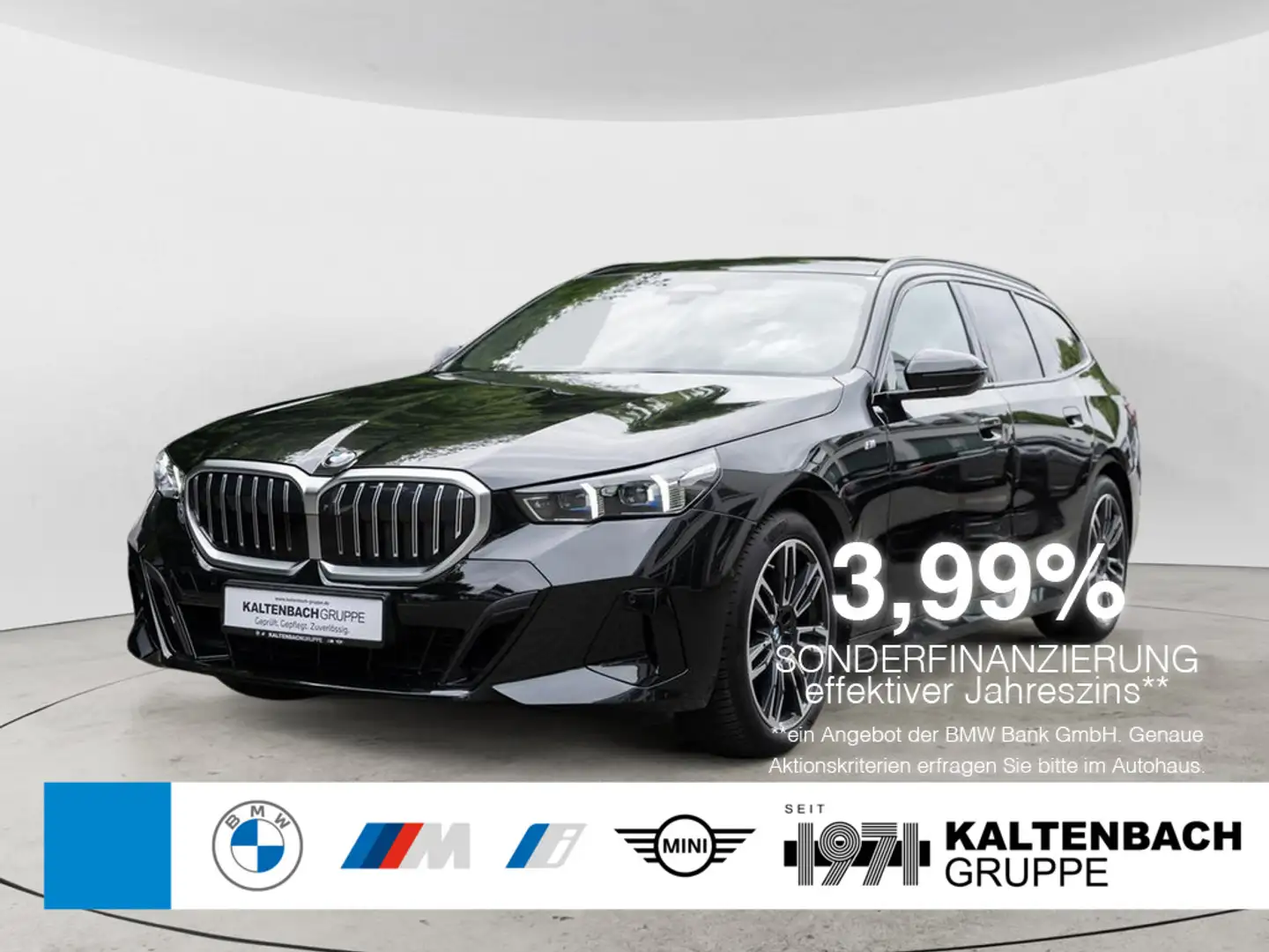 BMW 520 d Touring xDrive M-Sport STANDHZ PANO AHK Schwarz - 1