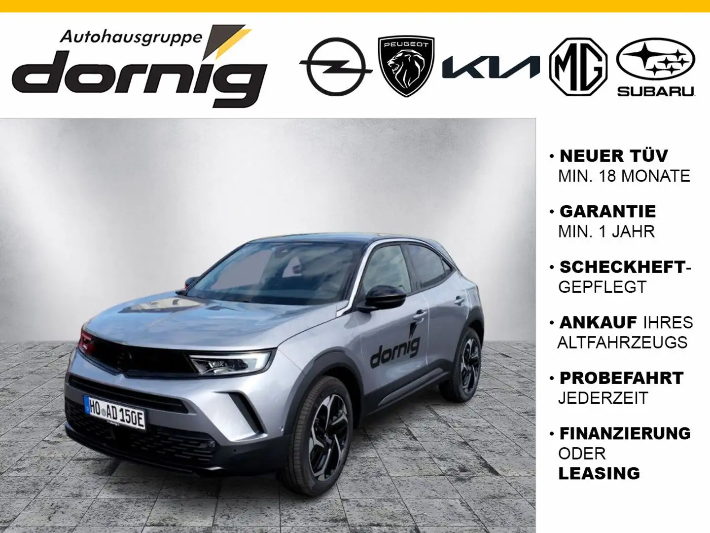 Opel Mokka Electric Long Range Ultimate Grau - 1