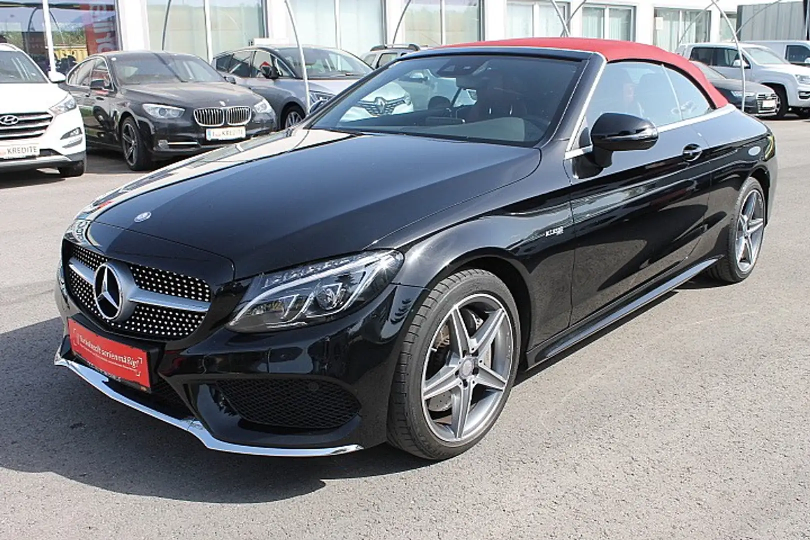 Mercedes-Benz C 400 4MATIC Cabrio Aut. *AMG Style* Schwarz - 1