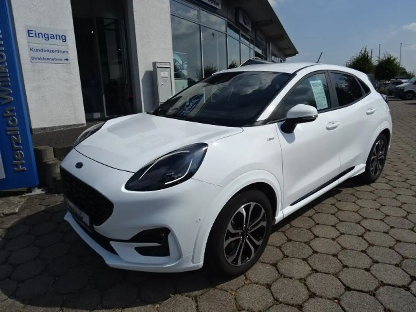 Ford Puma 1.0 Ecoboost Hybrid ST-Line +Kamera+Navi+ACC+TW Bianco - 1