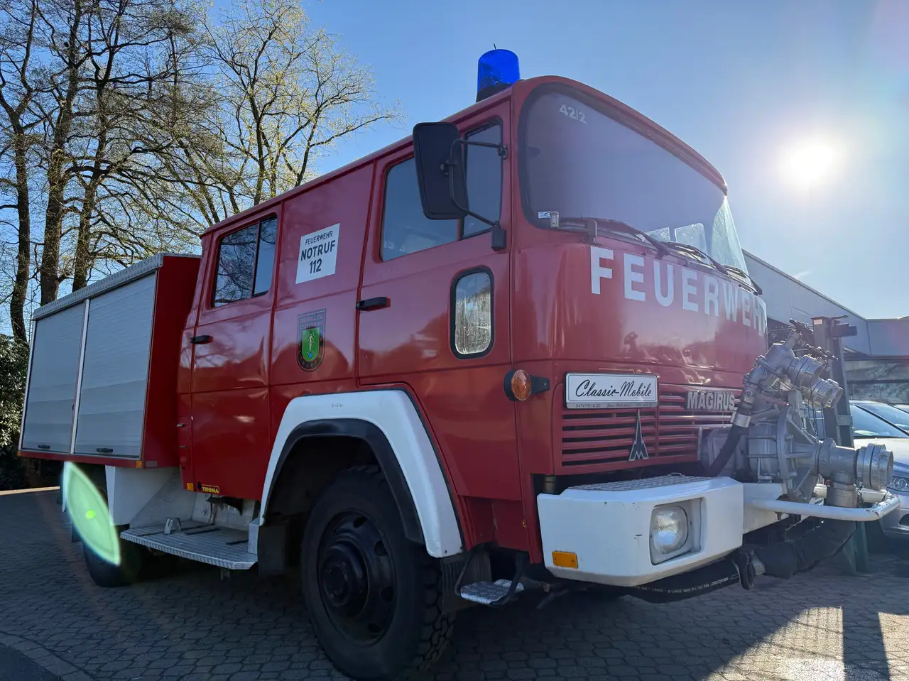 Magirus Deutz FM130 D9 Feuerwehr *Allrad*HU neu*nur 26 TKM*, foto 3