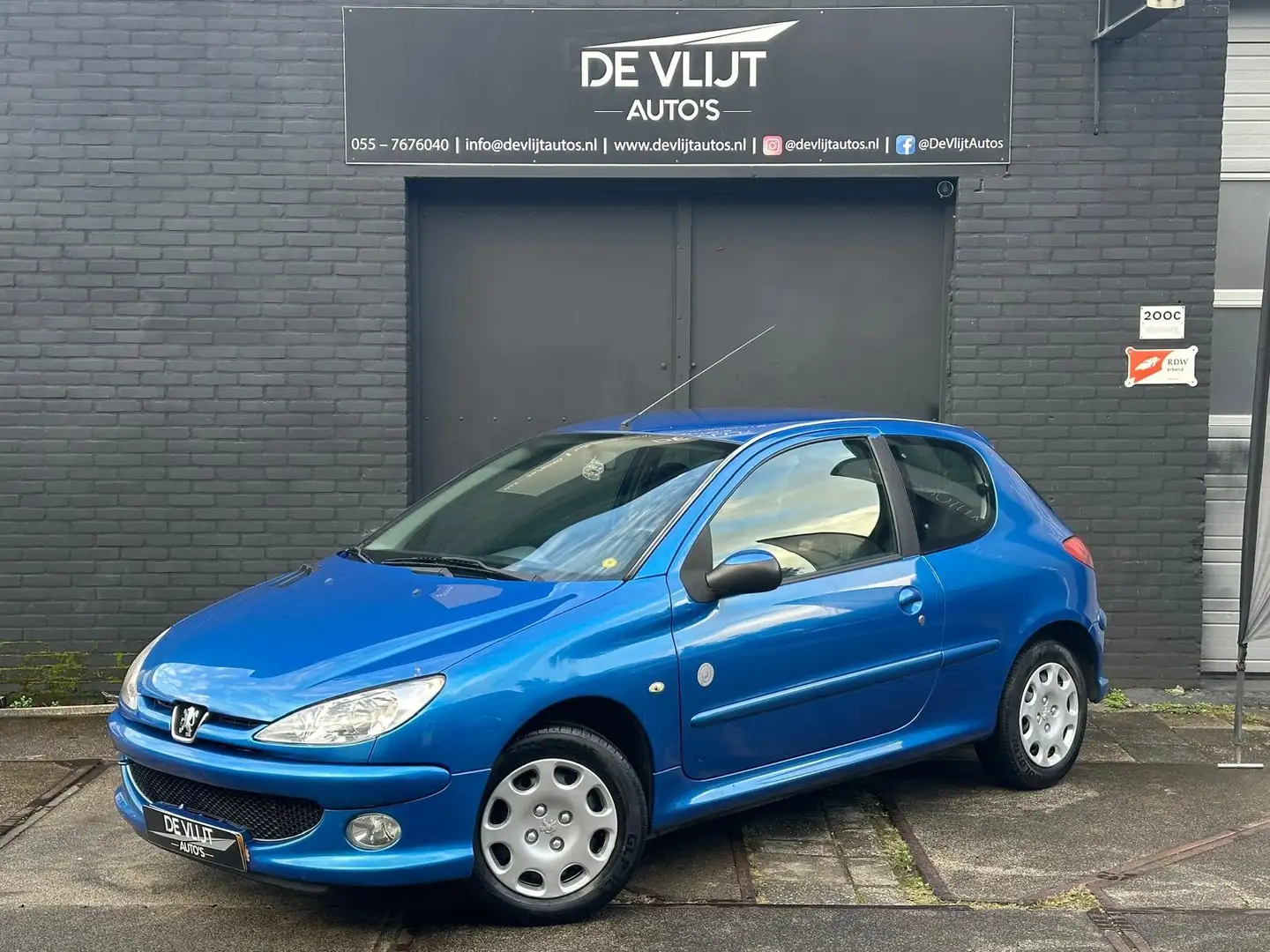 Peugeot 206 1.4 | Airco | Elek Ramen | Cruise Control | Cd Spe Blauw - 2